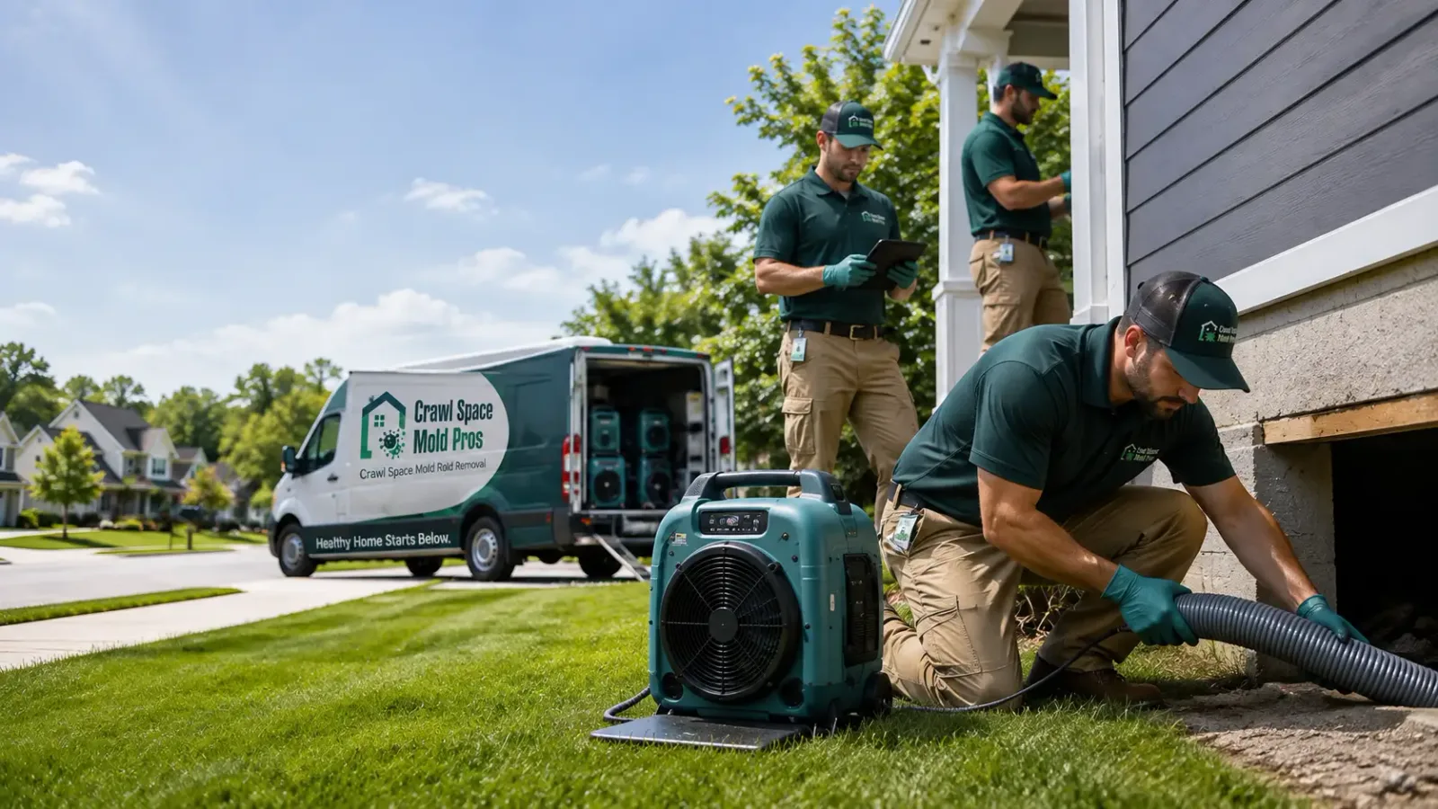 Crawl Space Mold Removal in Nokomis, IL